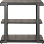 Liberty Furniture Industries Modern View Tiered End Table, Gray