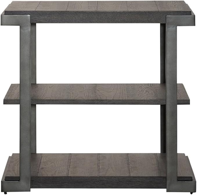 Liberty Furniture Industries Modern View Tiered End Table, Gray