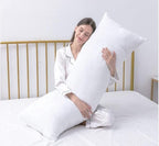MoonRest® Synthetic Down Alternative 14x40 Lumbar Pillow Insert Form, for Decorative Throw Pillow, Sofa, Cushions, Body and Bed - Pack of 2- Size 14” X 40”