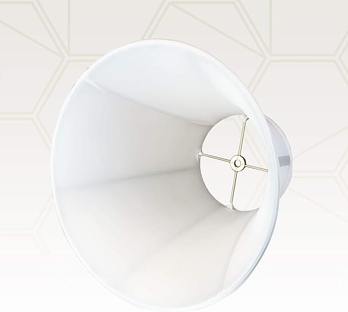 Royal Designs, Inc. BSO-704-8WH-2 True Bell Basic Lamp Shade, 4 x 8 x 7.25, White, 2-Pack