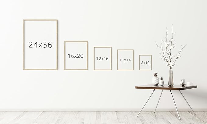 Minimalist Face to Face Wall Art Two Portraits Continuous Line Drawing 11x14 Inch Oak Wood Beige Framed Modern Aesthetic Profile Print for Bedroom Decor