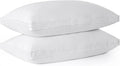 Bafode Goose Feathers Down Pillows, Pillows Standard Size Set of 2, Cotton Cover,Gusseted Hotel Collection Bed Pillow for Back, Stomach or Side Sleepers