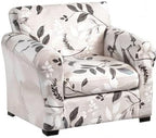 KRFOONN 2 Piece Chair Covers Printed Sofa Covers Couch Covers Washable Armchair Sofa Couch Slipcover Furniture Protector with Elastic Bottom for Living Room (Armchair, 23), Small