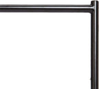 Amazon Basics Heavy Duty Rolling Garment Rack, Hanging Clothes Organizer Rail for Display and Storage, 1.82 x 1.52 m, Black