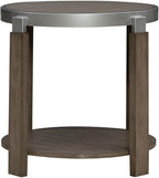 Liberty Furniture Sutton End Table for Living Room - Bleached Sand