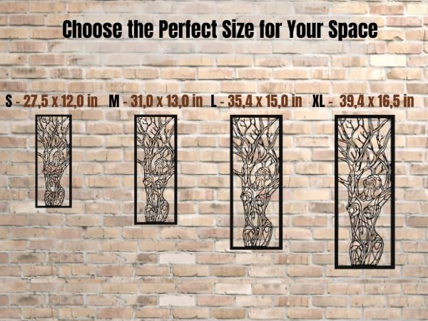 Vailla Wood Wall Art Decor Wall Hanging Sculpture Modern Home Decoration Hangings Large Wooden Wall Arr 3D Textured Sculptures for Living Room Bedroom Office Dinnig Room
