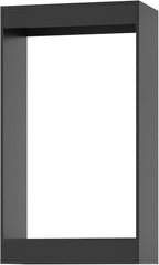 ROOMTEC 31.5" Double Hanging Closet Unit, Modular Closet System with Hanging Rod, Wardrobe Organizer for Bedroom or Walk-in Closet, Wall Mounted, Customizable Clothes Storage Unit, Black