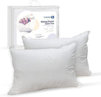 Continental Bedding Affinity Down Alternative Pillow, Medium Firm, 300TC 100% Cotton Shell, for Side, Back, and Stomach Sleepers