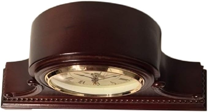 Mantel Clocks, Battery Operated, Silent Wood Mantle Clock with Westminster Chimes On The Hour, Solid Wooden Shelf Decorative Chiming Table Clock, 9" x 16" x 3"