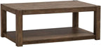 Liberty Furniture Broadmore Living Room 3 Piece Set - Rectangular Cocktail Table, 2 End Tables - Cobblestone Brown