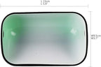 FIRVRE Mini Green Glass Bankers Desk Lamp Shade Replacement Cover,Small bankers lamp shade("5.9 IN " L "3.7IN" W)