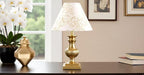 Aspen Creative 58758, Hardback Empire Transitional UNO Lamp Shade, Cream Butterfly Pattern, 4" Top x 10" Bottom x 7" Slant Height, Slip UNO 33mm