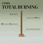 Cedarwood Incense Sticks – Innergy Natural Wood Aroma, Meditation & Mindfulness Incense, Forest-Inspired Calming Scent