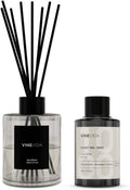 VINEVIDA Reed Diffuser for Home & Bathroom | Long-Lasting Scent Sticks Set | Oil Stick Diffuser | Bathroom Scent - Room Fragrance No. 1000 - Inspired by: My Way & The One Hotel