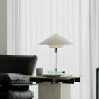 Astral Bauhaus Wagenfeld-Inspired Glass Cordless LED Table Lamp | Modern Bedroom & Living Room Lamp | Portable Accent Rechargeable Lamp for Indoor & Outdoor Use