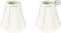 Royal Designs, Inc. BSO-704RC-7WH-2 True Bell Basic Lamp Shade with Round Clip, 3.75 x 7 x 6.75, White, 2-Pack