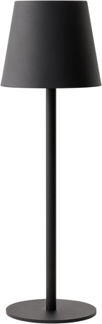Versa LED Cordless USB-C Re-Chargeable Desk Lamp, 5200mAh Battery Operated with 3 Color Temperature 2700K-3000K-3500K and Fingertip Touch On/Off Plus Dimming with Two 5in Adj Height Stems in Black