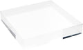 Plymor Clear Polished Acrylic Square Display Block, 1.5" H x 8" W x 8" D