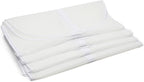 Stockroom Plus Clear Hanging Garment Bag - Zippered Dust Clothing Covers - Polyethylene Garment Bags for Coats & Dresses - Suit & Dress Travel Cases - Pack of 8, 4 Sizes 40x24-60x24 in
