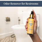 Folkulture Bathroom Spray - 3.34 fl oz | Citrus Odor Eliminator Bathroom Scents For Travel & Home | Guest Bathroom Essential | Before You Go Toilet, Poop & Shower Spray for Fresh Smell