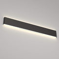 Ralbay LED Modern Bathroom Vanity Light 43.3"/35W Up and Down Matte Black LED Vanity Light for Bathroom Wall Light Fixtures