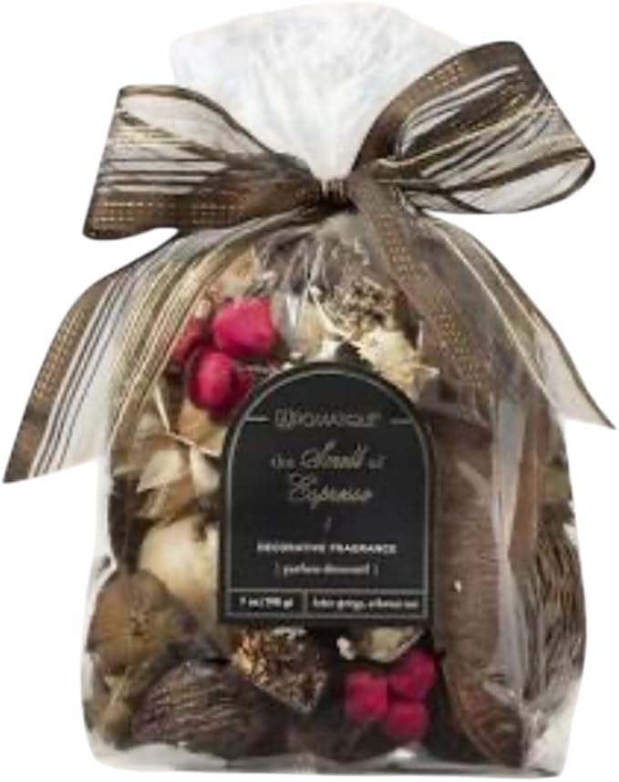 Aromatique, Scented Decorative Potpourri Bag of Fragrant Bowl Filler for Home and Office, Perfect for Bridal Showers, Holidays, Decorative Bowls, Fragrance (Espresso, 7 oz)