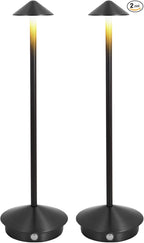 Cordless Table Lamp, Portable Led Desk Lamp 6000mAh Battery Operated Table Lamp, Mordern Rechargeable Night Light in Aluminum, Dimmable Table Light for Indoor Outdoor
