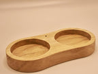2 in 1 Glass Incense Holder for Sticks, Wooden Base Incense Burner with Metal Brush for Meditation Yoga Spa Office Home Decor Gifts(Brown,Natural Wood Color) (Natural Wood)