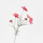 2 Pcs Artificial Flowers Plants Coreopsis Silk Flower Arrangements Wedding Bouquets Decorations Plastic Floral Table Centerpieces for Home Kitchen Garden Party Decor Approx 23.6'' High - Deep Powder