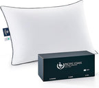 Pacific Coast White Goose Down Fiber Bed Pillow, Hotel Collection Pillow for Back, Stomach and Side Sleeper, Medium Supportive, Downproof, Standard Pillow 1 Pack
