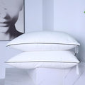 Luxury Down Fiber Pillows Queen Size, Bed Pillows for Sleeping, Pillow for Back, Stomach or Side Sleepers