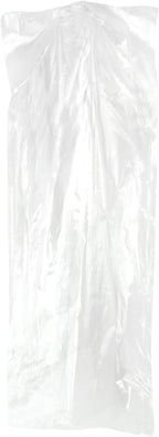 Hangerworld Pack of Clear Polythene Shirt Suit Dress Garment Clothes Cover Bags 80 Gauge (54" (50 Pack))