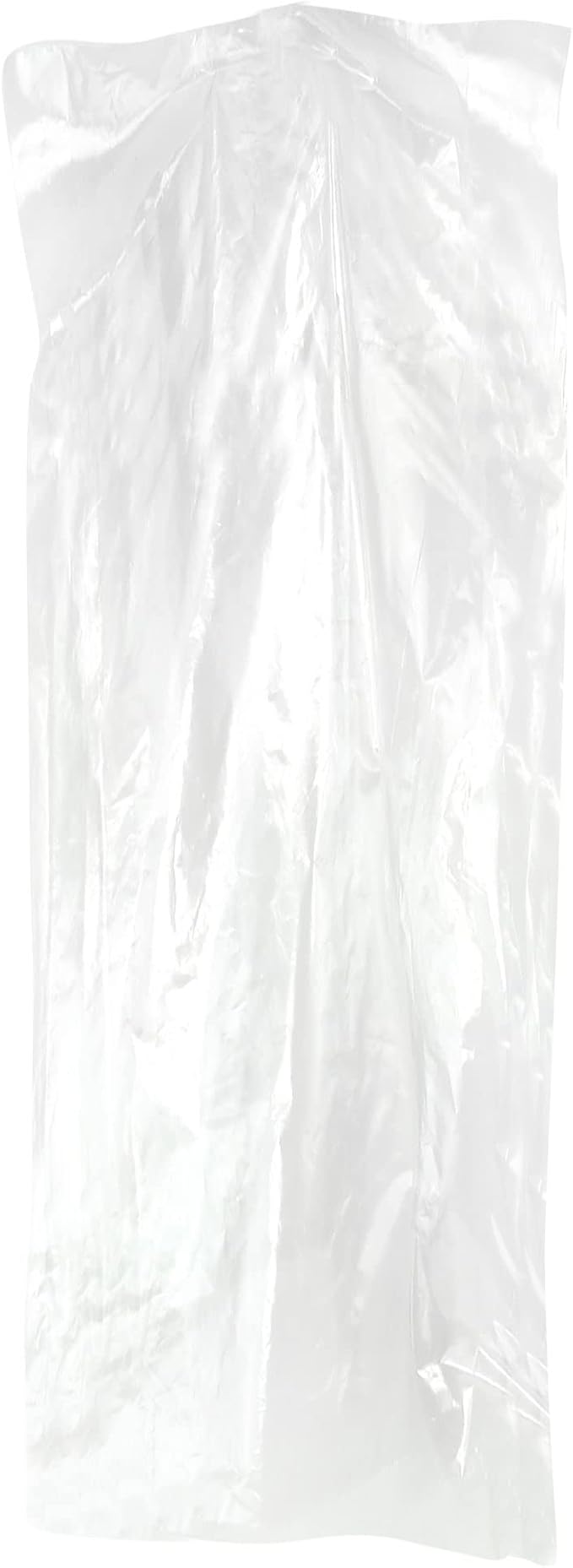 Hangerworld Pack of Clear Polythene Shirt Suit Dress Garment Clothes Cover Bags 80 Gauge (54" (50 Pack))