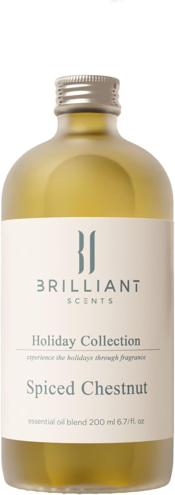 Brilliant Scents Spiced Chestnut Scent | Amber Resin, Cedar, Sandalwood | Luxury Home & Business Scent | Fragrance Oil | 200ML