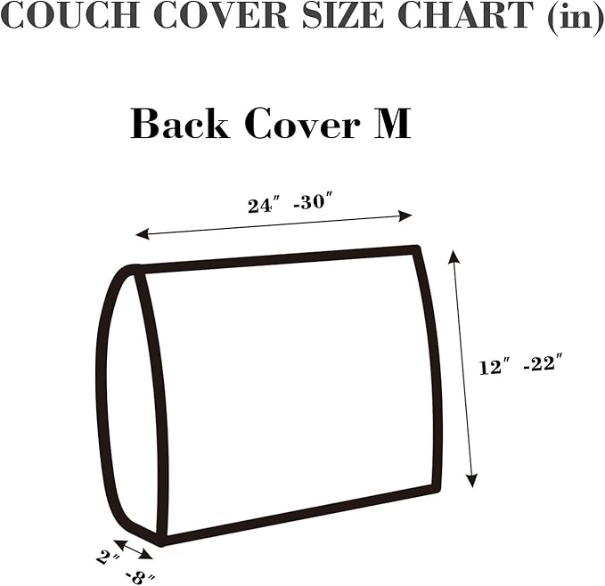 Sofa Covers Couch Covers for Sofa Pet Friendly Couch Cushion Covers Universal Sofa Covers Washable Stretch Slipcovers for Sectional Sofa (Texture Green,Back Cover M)
