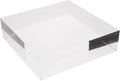 Plymor Clear Polished Acrylic Square Display Block, 2" H x 7" W x 7" D