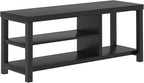 EXCEFUR Shoe Bench, Rustic Wooden Storage Bench for Entryway Hallway, Industrial Indoor Shoe Rack Bench Seat for Living Room Bedroom, 43.3 Inch Black