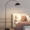 CraftThink Floor Lamp, Contemporary Metal Corner Lamp with Geometric Shade, E26 One-Light Tall Lamp Standing Lamp for Bedroom Reading Living Room, Bulb not Included (Black)