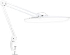 Neatfi XL Nail Desk Lamp with Clamp, 2200 Lumens, 20-Inch Wide Head, Dimmable 4 Levels, 6500K, LED Task Light for Manicure Table, Crafts, Workbench, Office (Non-CCT, White)