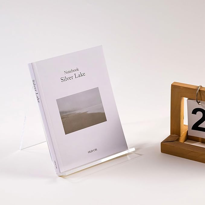 Acrylic Book Stand, Book Display Holder 8.5 x 11, Clear Acrylic Display Easel Transparent Display Stand Holder Tablet Holder for Album, CD, Magazine, Picture, Plate, Artworks, Phone, Tablet