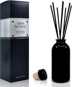 Urban Naturals Ocean Mist & Sea Salt Reed Diffuser Set | Made with Essential Oils & Real Botanicals | Decorative Air Freshener for Large Rooms | Beautiful Home Décor Makes a Great Gift