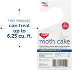 Enoz Moth Cakes – 8 Pack – Easily Hangs in Closets & Garment Bags – Kills Clothes Moths, Carpet Beetles, Eggs & Larvae – Treats 6.25 Cubic Feet
