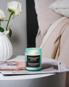 M&SENSE Sandalwood Jasmine Scented Candles, Natural Soy Wax Best Smelling Candle 7.05oz 50 Hour Burning Floral Non Toxic Single Cotton Wick Aromatherapy Gifts for Women Friend