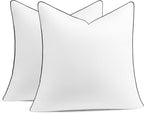 puredown® 18x18 Pillow Inserts Set of 2, Fluffy Overfilled Down Alternative Decorative Pillows, Soft Plush Throw Pillows for Couch, Sofa, Bed and Home Decor