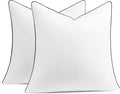 puredown® 16x16 Pillow Inserts Set of 2, Fluffy Overfilled Down Alternative Decorative Pillows, Soft Plush Throw Pillows for Couch, Sofa, Bed and Home Decor