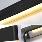 Ralbay 30W Bathroom Light Fixture 32.67 inch Vanity Lights Arm Length Wall Light for Bathroom Dressing Room IP44 Waterproof 3900LM Warm White Light 3000K, Black