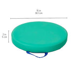SoftScape Classpack 15 inch Round Floor Cushions with Handles; Flexible Seating for Daycare, Preschool, Classroom, Library and More; 2 inch Thick Deluxe Foam (24-Piece) - Contemporary, 13773-CT