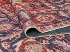 Keen Home Design 4x6 Rug - Machine Washable Area Rug with Non-Slip Backing, Ideal for Living Room, Dining Room, Bedroom - Vintage, Easy Clean, Durable, Low Pile Rug - (4' x 6')