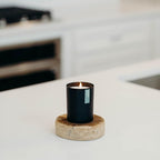 Calyan Wax Co. Evergreen & Eucalyptus Scented Candle - 75 Hour Burn - Luxury Non Toxic Soy Wax Candles - Long Lasting Black Tumbler Jar Candle for Home - 10.2oz