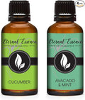 Eternal Essence Oils 2 Pack 30ml Premium Fragrance Oil - Avocado Mint & Cucumber - for Candle, Soap Making, Aromatherapy, Diffusers, Home Care, & Humidifiers